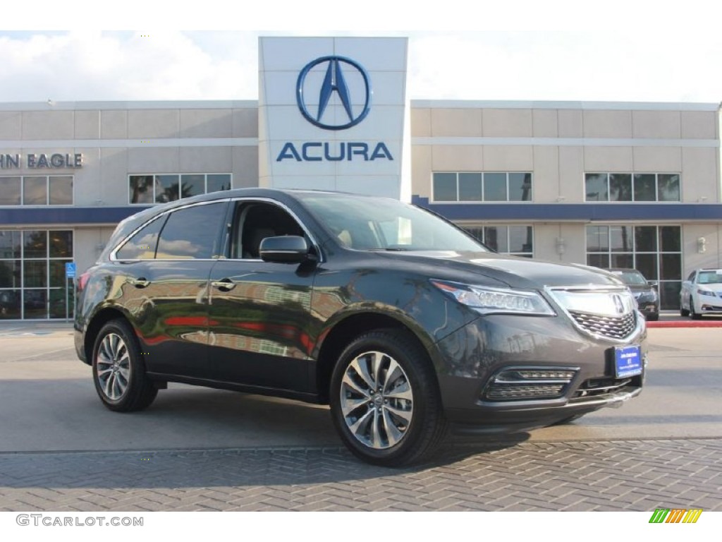 2015 MDX SH-AWD Technology - Graphite Luster Metallic / Ebony photo #1