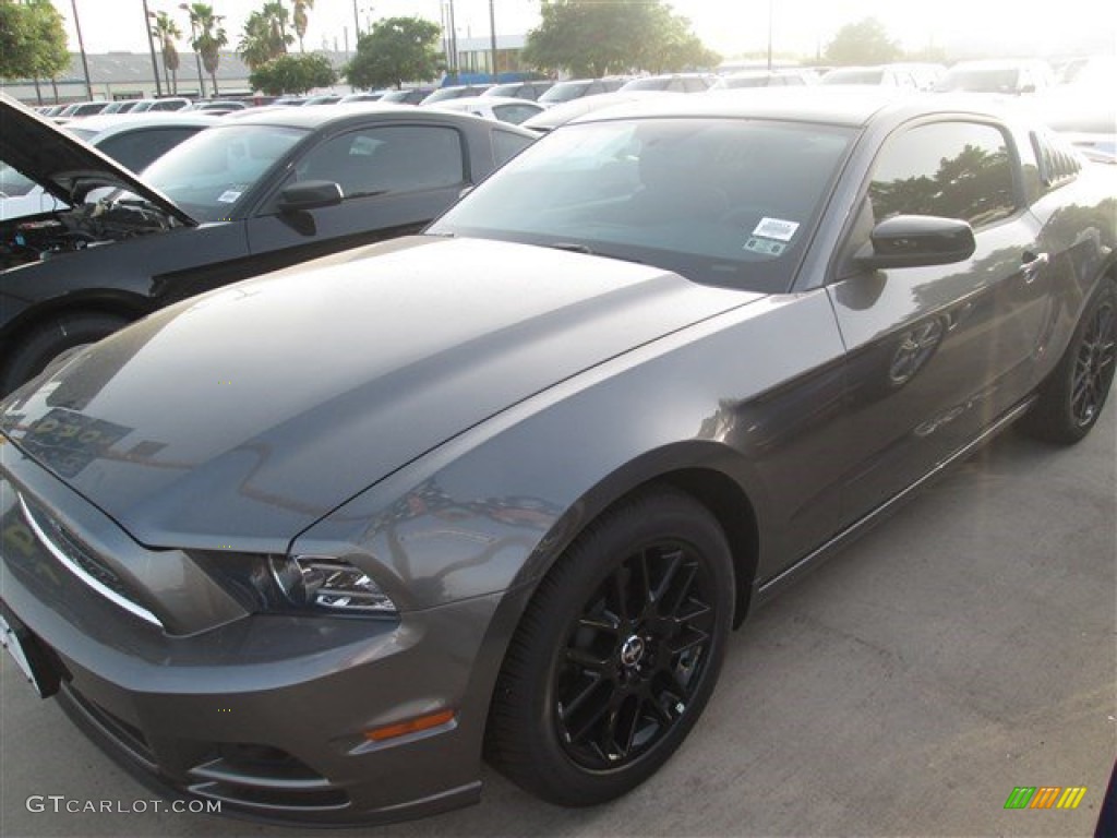 2014 Mustang V6 Coupe - Sterling Gray / Charcoal Black photo #3