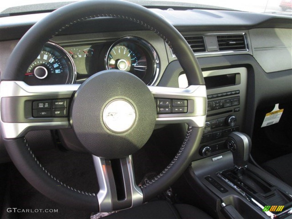 2014 Mustang V6 Coupe - Sterling Gray / Charcoal Black photo #7