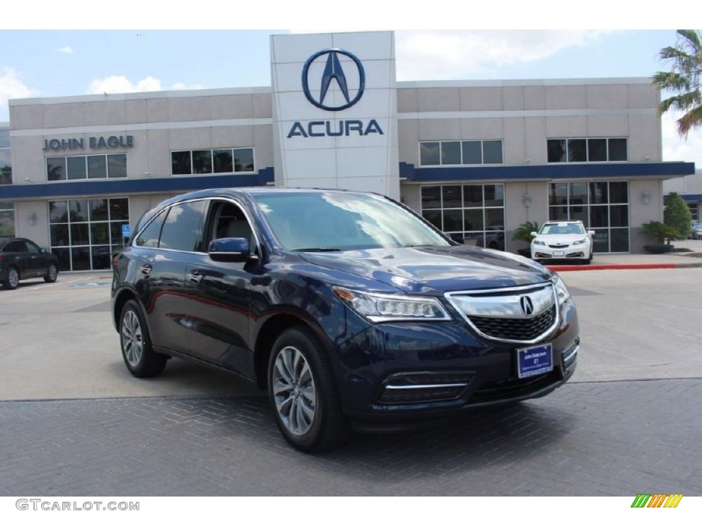 2015 MDX SH-AWD Technology - Fathom Blue Pearl / Graystone photo #1