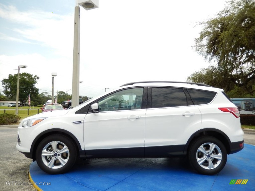 2014 Escape SE 2.0L EcoBoost - Oxford White / Medium Light Stone photo #2