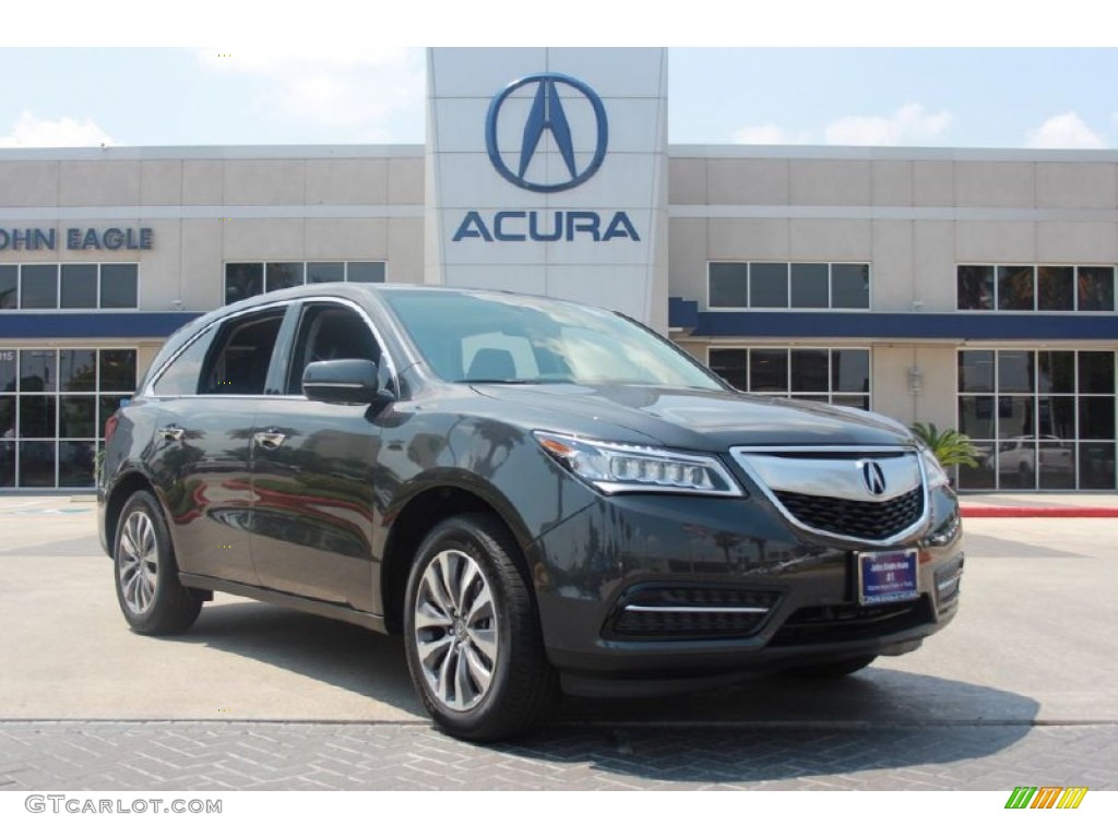 2015 MDX SH-AWD Technology - Graphite Luster Metallic / Ebony photo #1