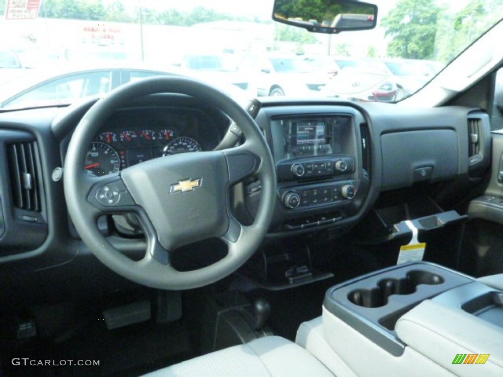 2014 Silverado 1500 WT Double Cab 4x4 - Deep Ruby Metallic / Jet Black/Dark Ash photo #11