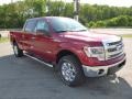 2014 Ruby Red Ford F150 XLT SuperCrew 4x4  photo #2