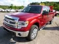 2014 Ruby Red Ford F150 XLT SuperCrew 4x4  photo #4