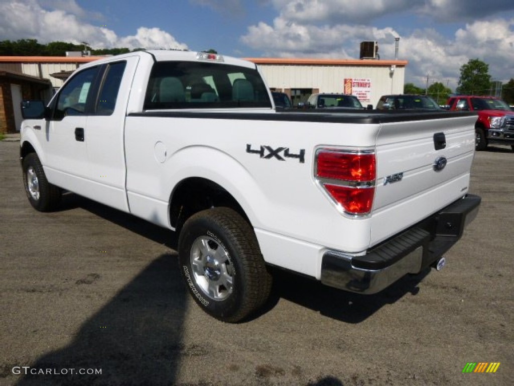 2014 F150 XL SuperCab 4x4 - Oxford White / Steel Grey photo #6