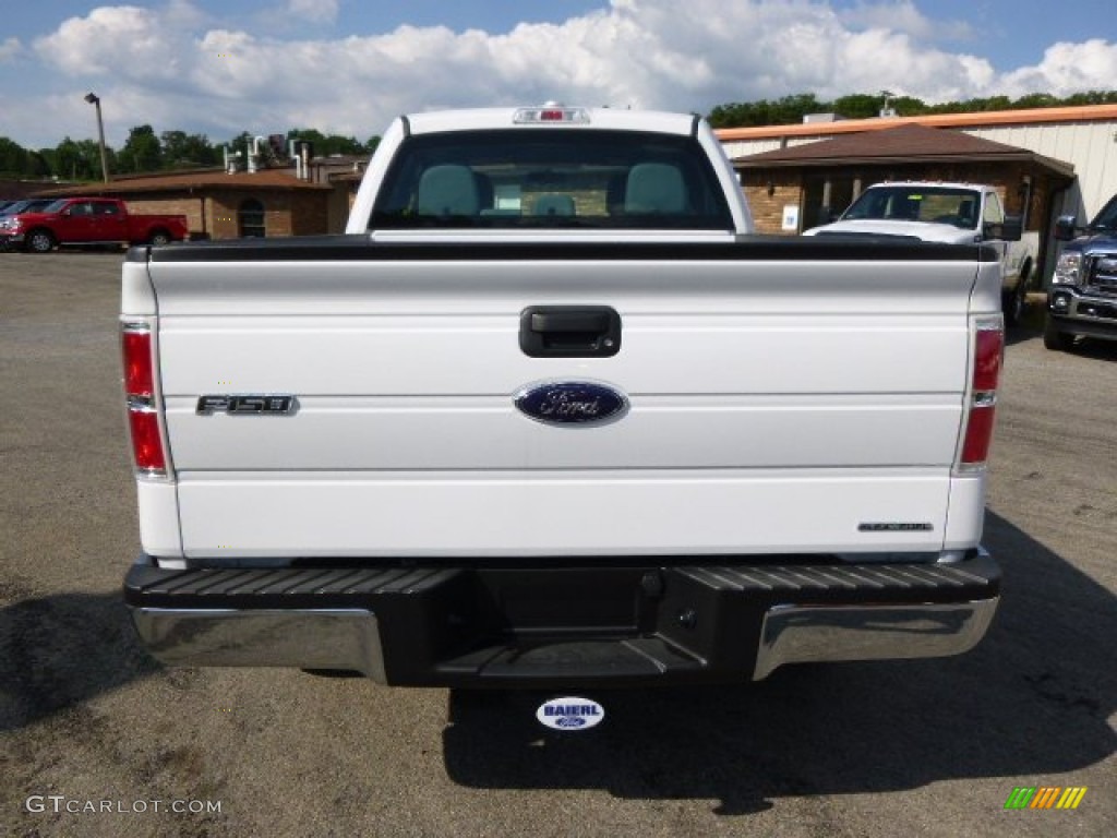 2014 F150 XL SuperCab 4x4 - Oxford White / Steel Grey photo #7