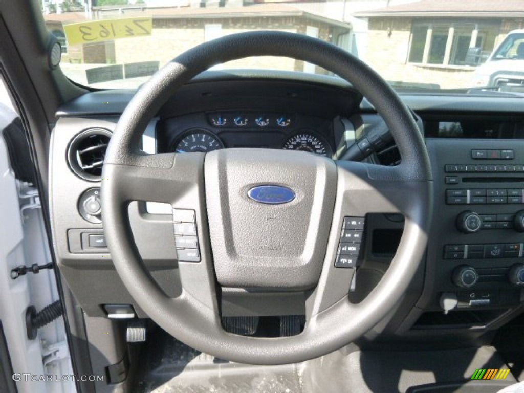 2014 F150 XL SuperCab 4x4 - Oxford White / Steel Grey photo #19