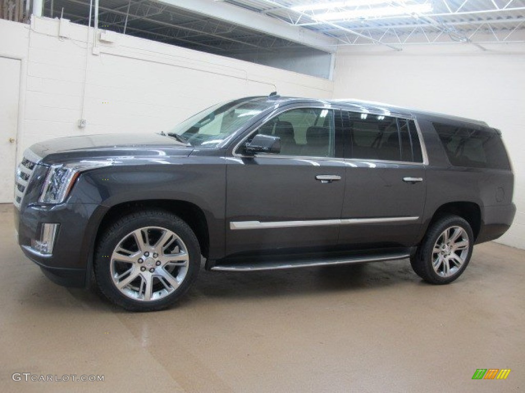 2015 Escalade ESV Luxury 4WD - Dark Granite Metallic / Jet Black photo #4