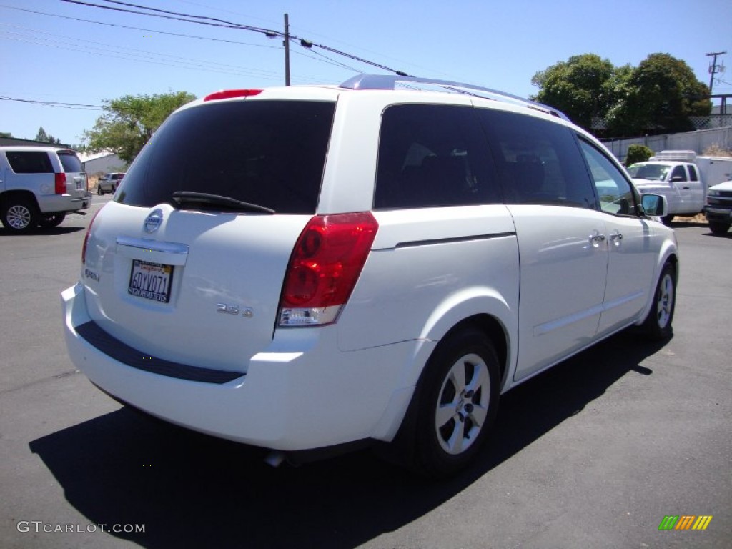 2008 Quest 3.5 S - Nordic White Pearl / Gray photo #7