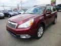 2012 Ruby Red Pearl Subaru Outback 2.5i  photo #3