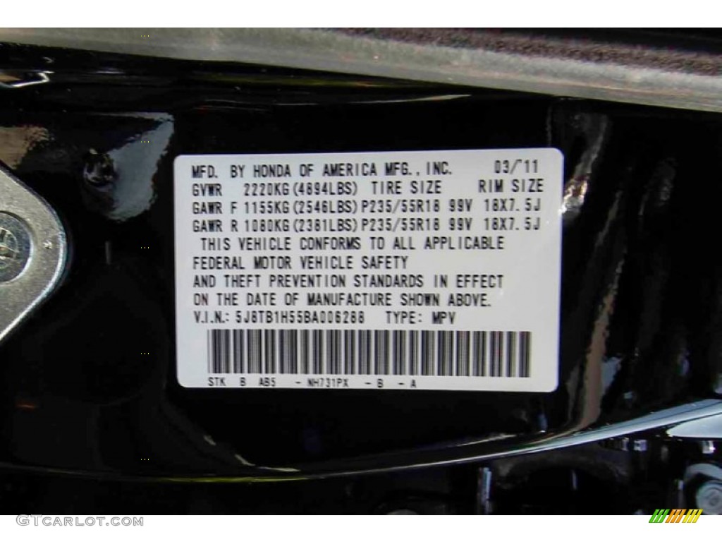2011 RDX Technology SH-AWD - Crystal Black Pearl / Taupe photo #14