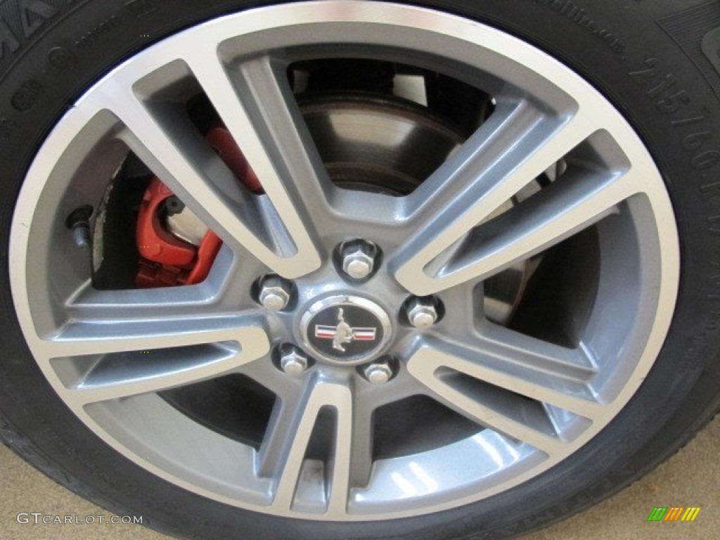 2010 Mustang V6 Premium Convertible - Red Candy Metallic / Saddle photo #14