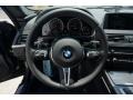 Black 2015 BMW M6 Coupe Steering Wheel