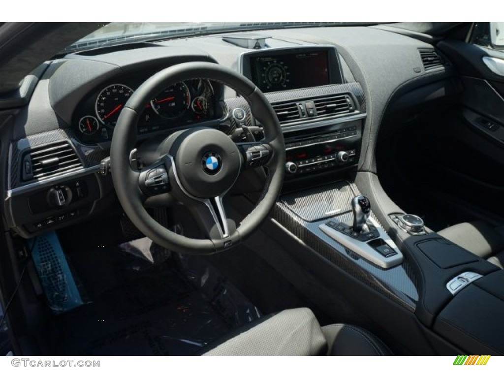 2015 BMW M6 Coupe Black Dashboard Photo #95104550