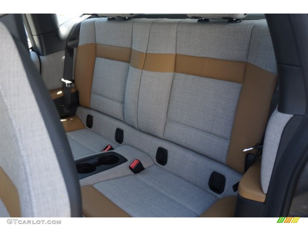 2014 i3 with Range Extender - Andesite Silver Metallic / Giga Cassia Natural Leather/Carum Spice Grey Wool Cloth photo #5