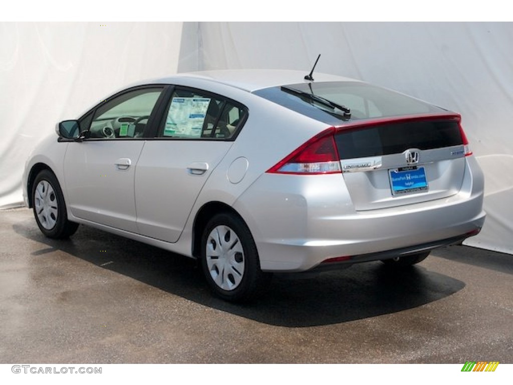 2014 Insight LX Hybrid - Alabaster Silver Metallic / Gray photo #5