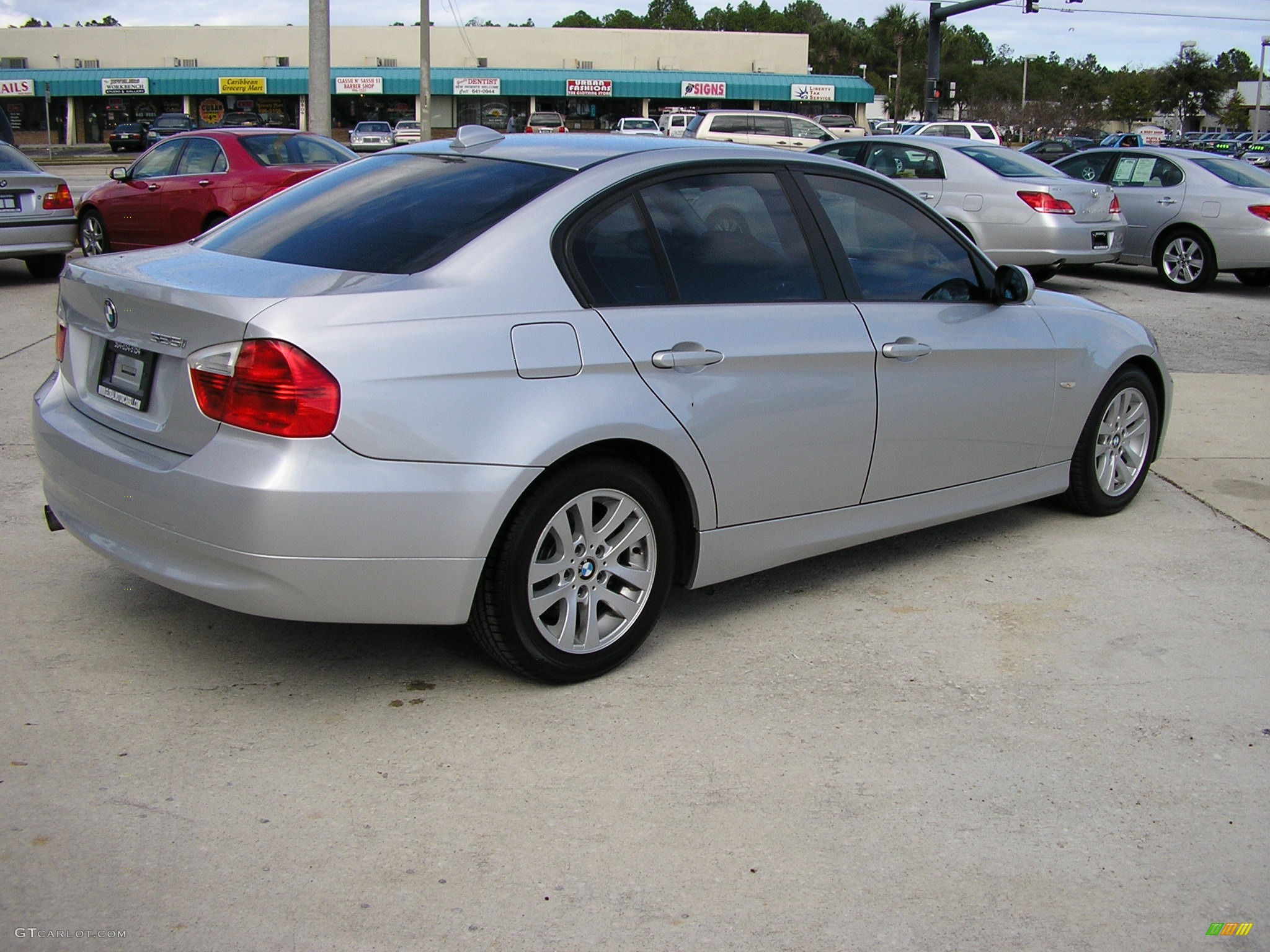2006 3 Series 325i Sedan - Titanium Silver Metallic / Black photo #7