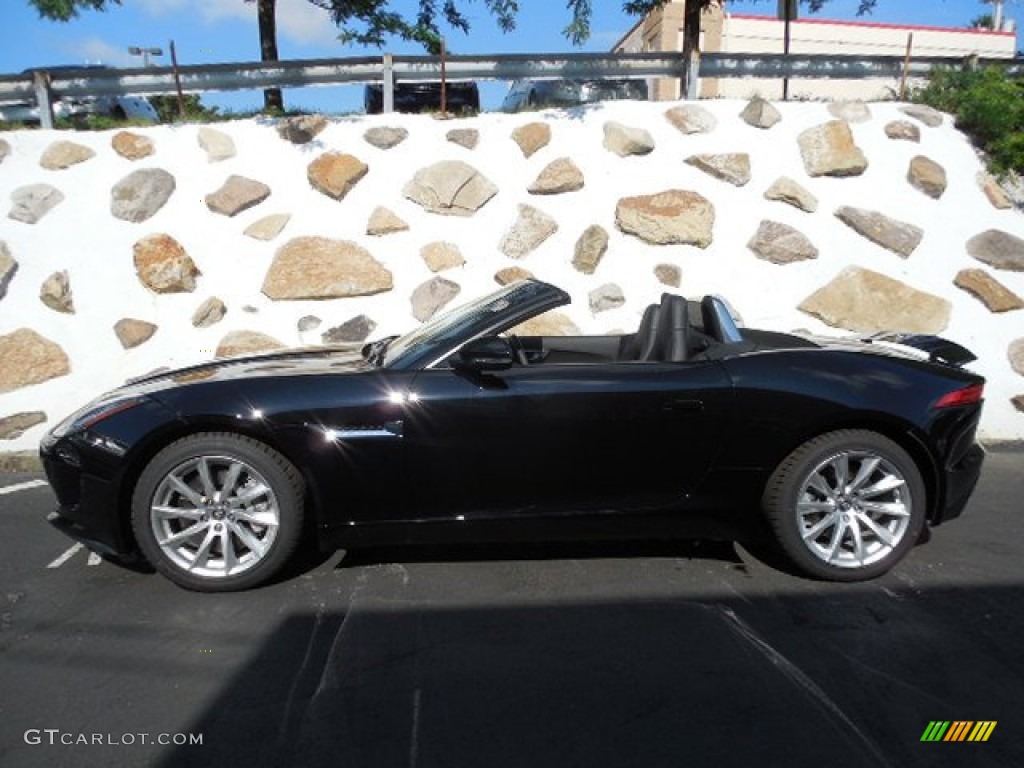 Ebony Black 2014 Jaguar F-TYPE Standard F-TYPE Model Exterior Photo #95117375