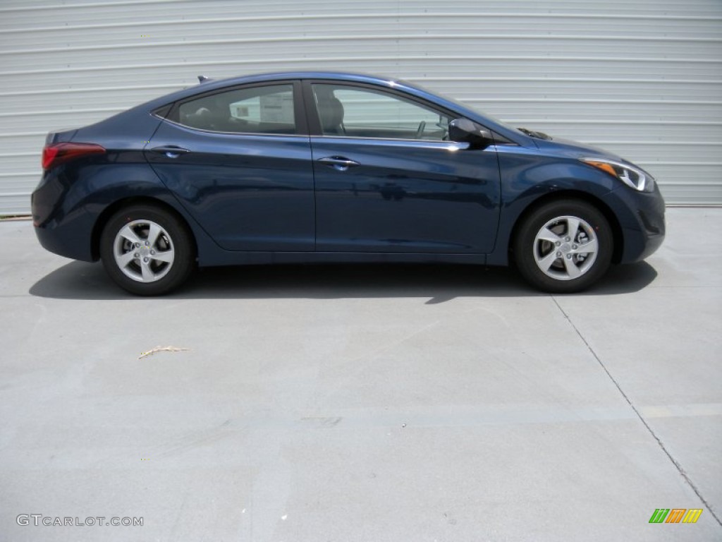2015 Elantra SE Sedan - Lakeside Blue / Gray photo #3