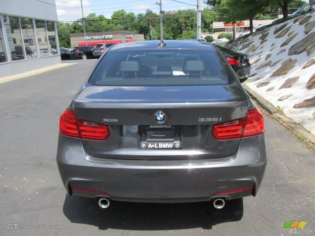 2014 3 Series 335i xDrive Sedan - Mineral Grey Metallic / Black photo #5