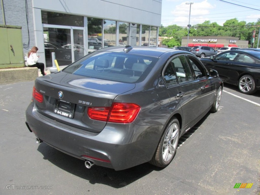 2014 3 Series 335i xDrive Sedan - Mineral Grey Metallic / Black photo #6