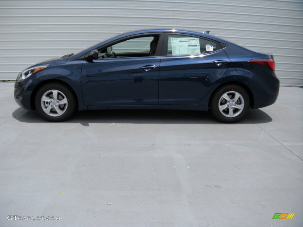 2015 Elantra SE Sedan - Lakeside Blue / Gray photo #6