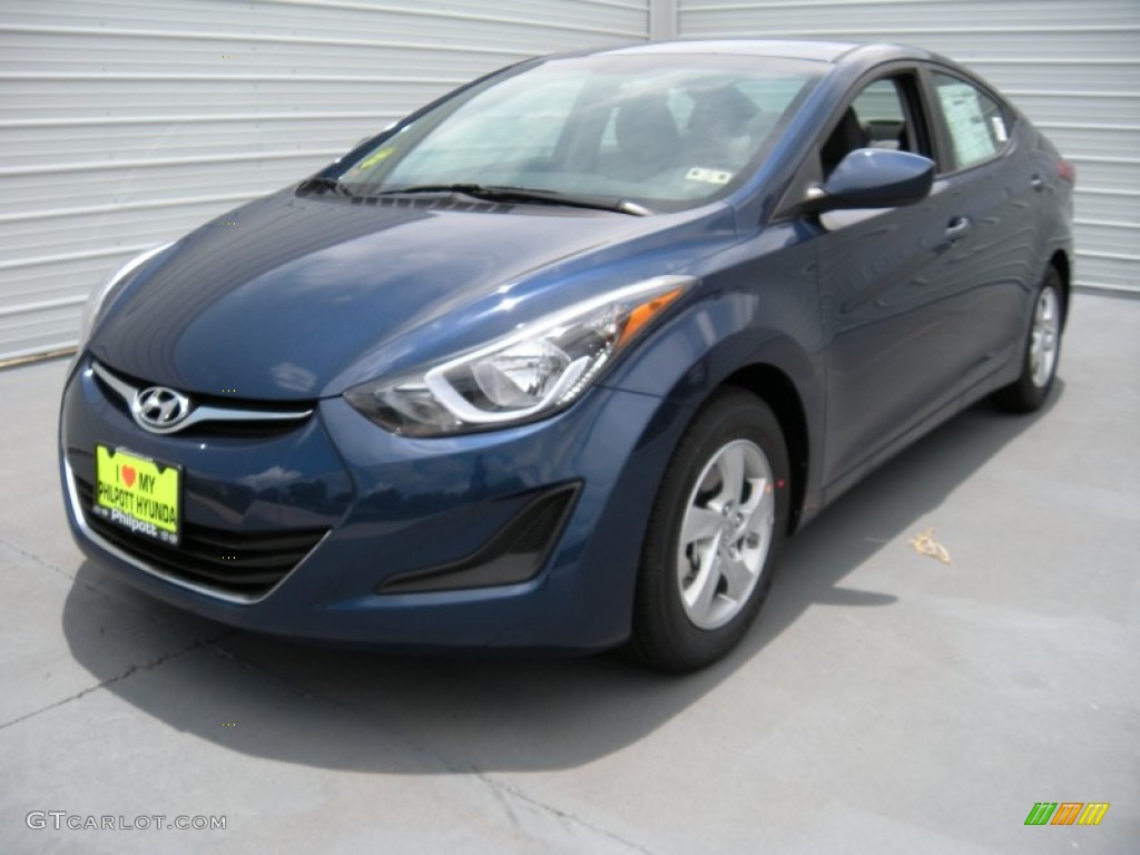 2015 Elantra SE Sedan - Lakeside Blue / Gray photo #7