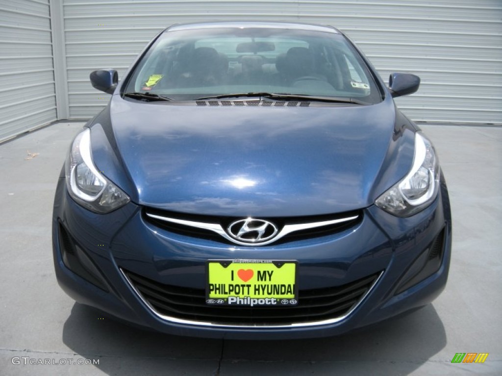 2015 Elantra SE Sedan - Lakeside Blue / Gray photo #8