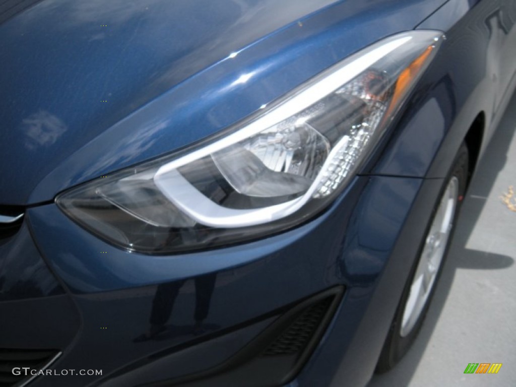 2015 Elantra SE Sedan - Lakeside Blue / Gray photo #9