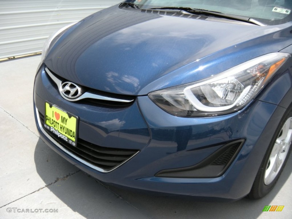 2015 Elantra SE Sedan - Lakeside Blue / Gray photo #10