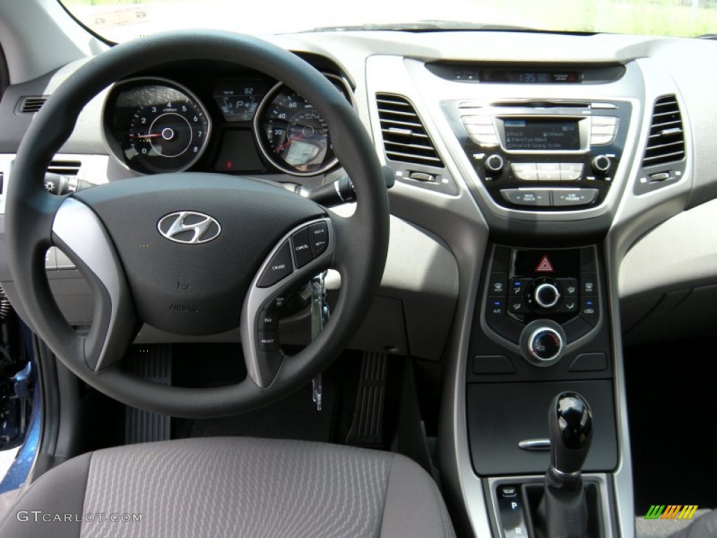 2015 Elantra SE Sedan - Lakeside Blue / Gray photo #23