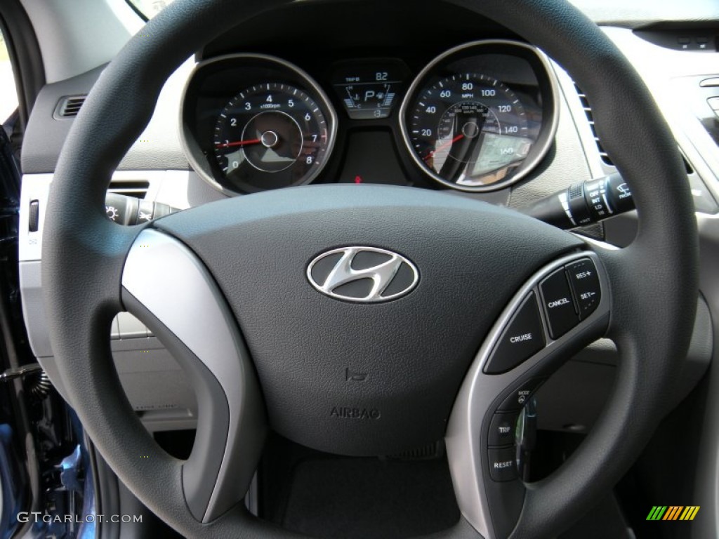 2015 Elantra SE Sedan - Lakeside Blue / Gray photo #28