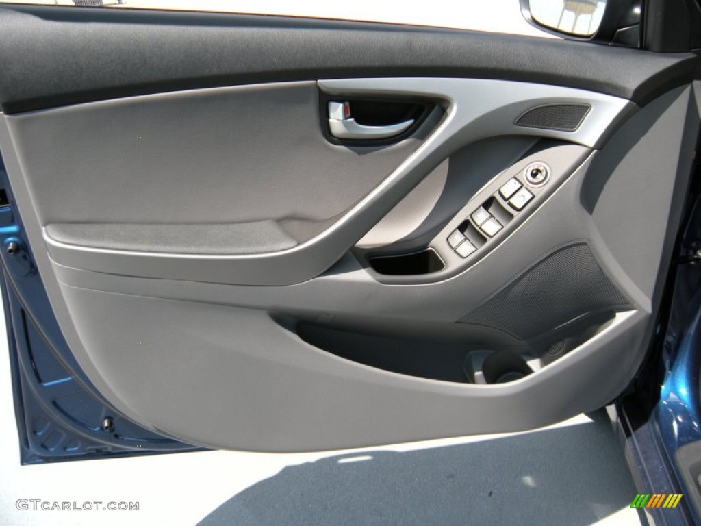2015 Elantra Limited Sedan - Lakeside Blue / Gray photo #22