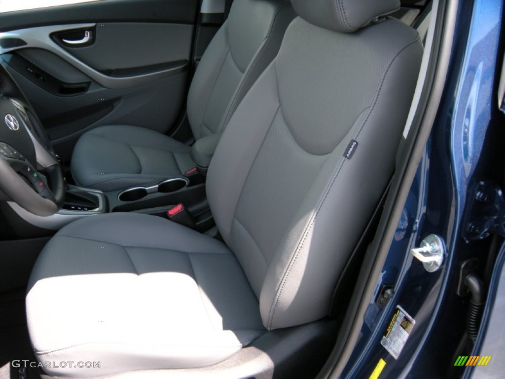 2015 Elantra Limited Sedan - Lakeside Blue / Gray photo #24