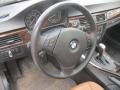 Saddle Brown Dakota Leather Steering Wheel Photo for 2011 BMW 3 Series #95119207