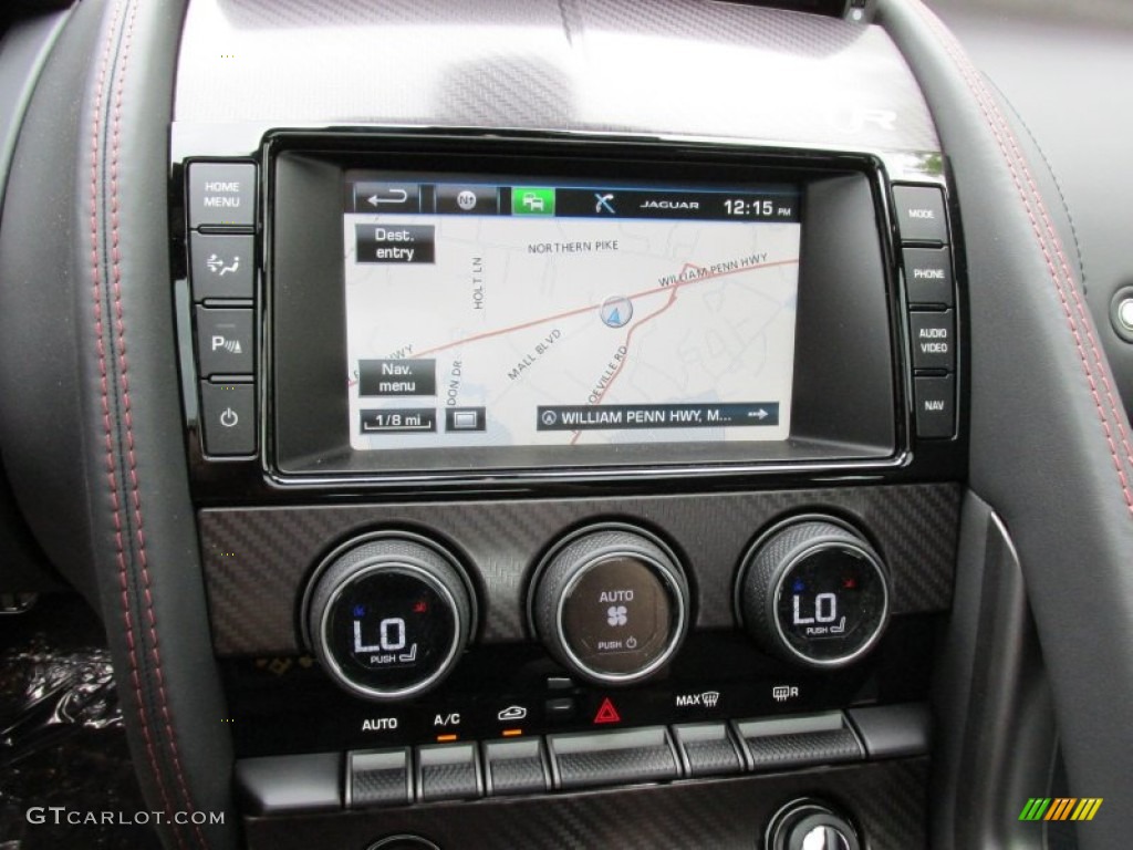 2015 Jaguar F-TYPE R Coupe Controls Photo #95120108