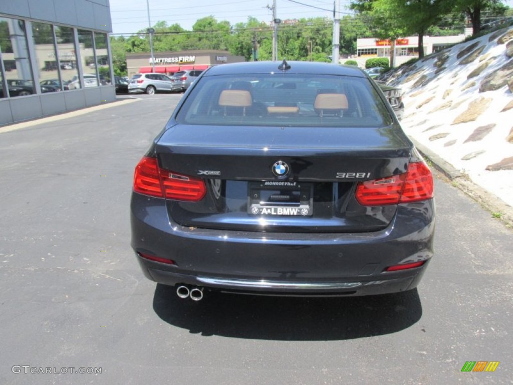 2014 3 Series 328i xDrive Sedan - Imperial Blue Metallic / Saddle Brown photo #5