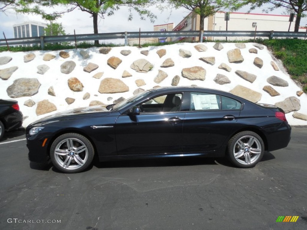 2015 6 Series 650i xDrive Gran Coupe - Carbon Black Metallic / Ivory White photo #2