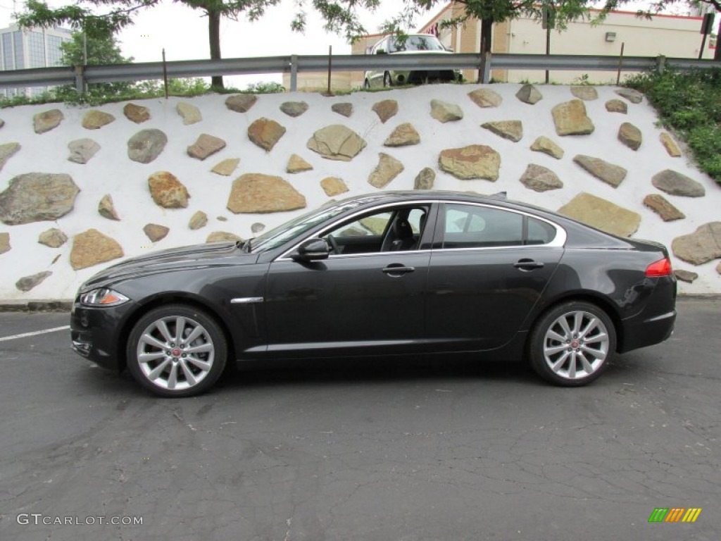 Stratus Grey Metallic 2014 Jaguar XF 3.0 AWD Exterior Photo #95121668