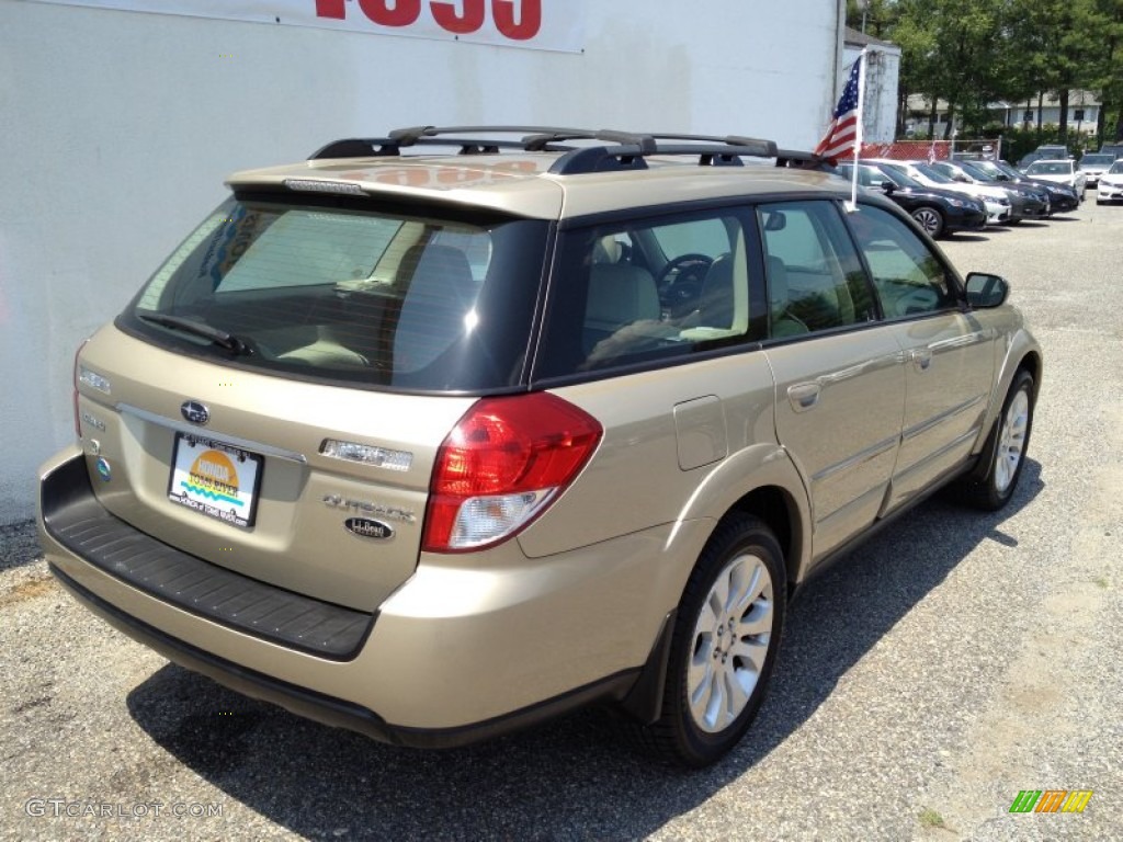 2008 Outback 2.5i Limited Wagon - Harvest Gold Metallic / Warm Ivory photo #21