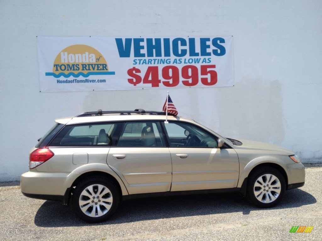 2008 Outback 2.5i Limited Wagon - Harvest Gold Metallic / Warm Ivory photo #23