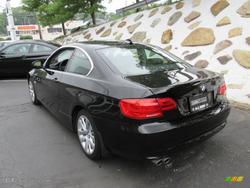 2013 3 Series 328i xDrive Coupe - Jet Black / Black photo #4