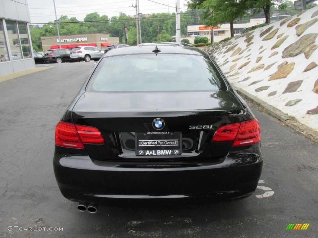 2013 3 Series 328i xDrive Coupe - Jet Black / Black photo #5