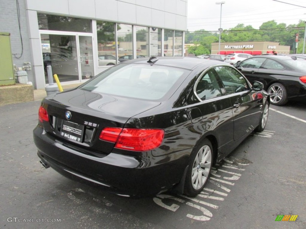 2013 3 Series 328i xDrive Coupe - Jet Black / Black photo #6