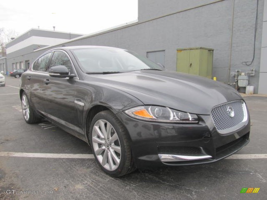 2013 XF 3.0 AWD - Stratus Grey Metallic / Warm Charcoal photo #6