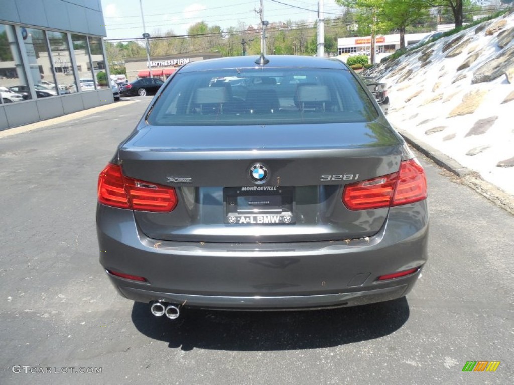 2014 3 Series 328i xDrive Sedan - Mineral Grey Metallic / Black photo #5