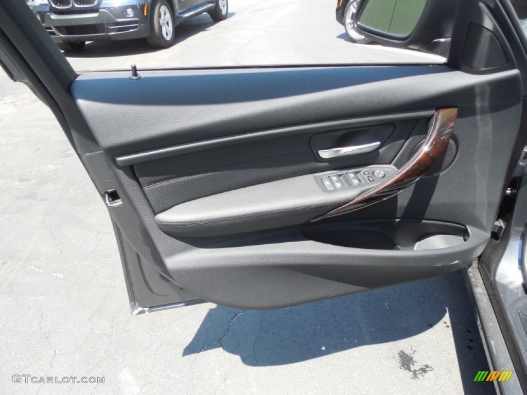 2014 3 Series 328i xDrive Sedan - Mineral Grey Metallic / Black photo #10