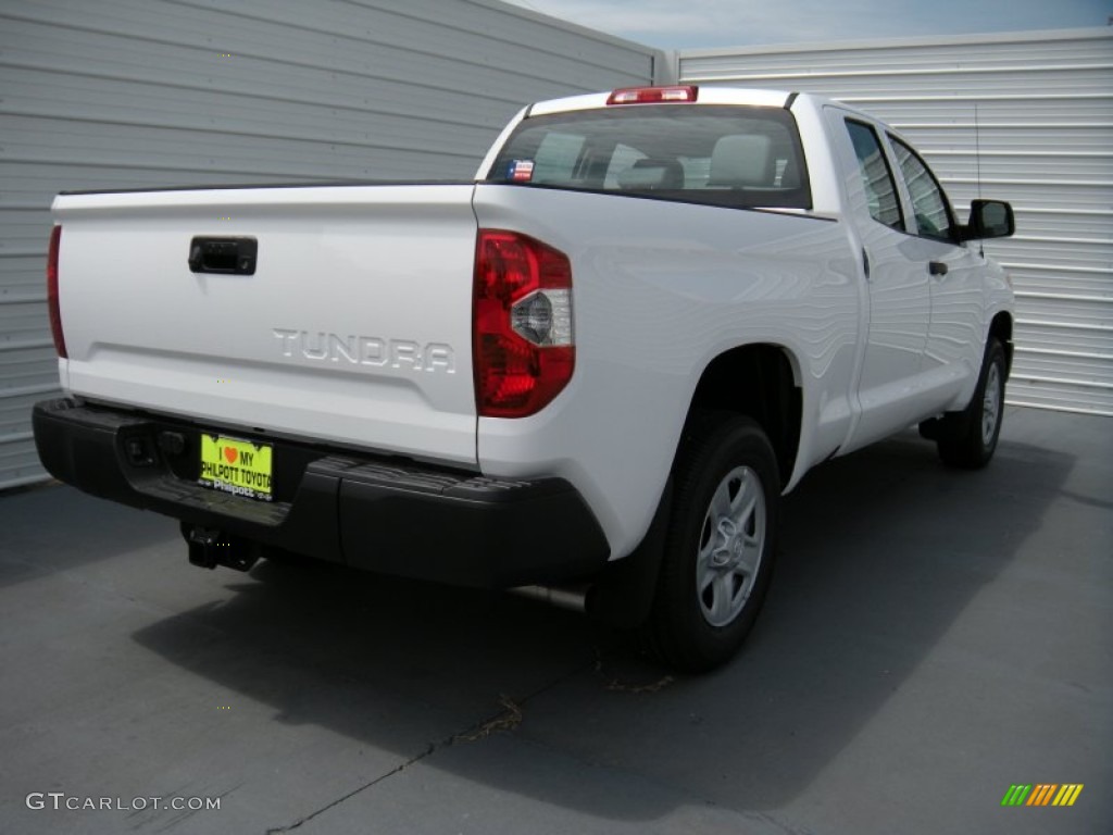 2014 Tundra SR Double Cab - Super White / Graphite photo #4