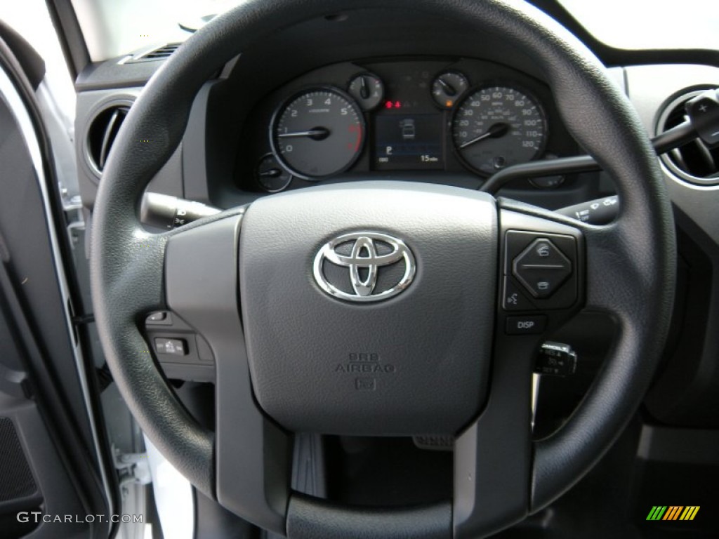 2014 Tundra SR Double Cab - Super White / Graphite photo #28